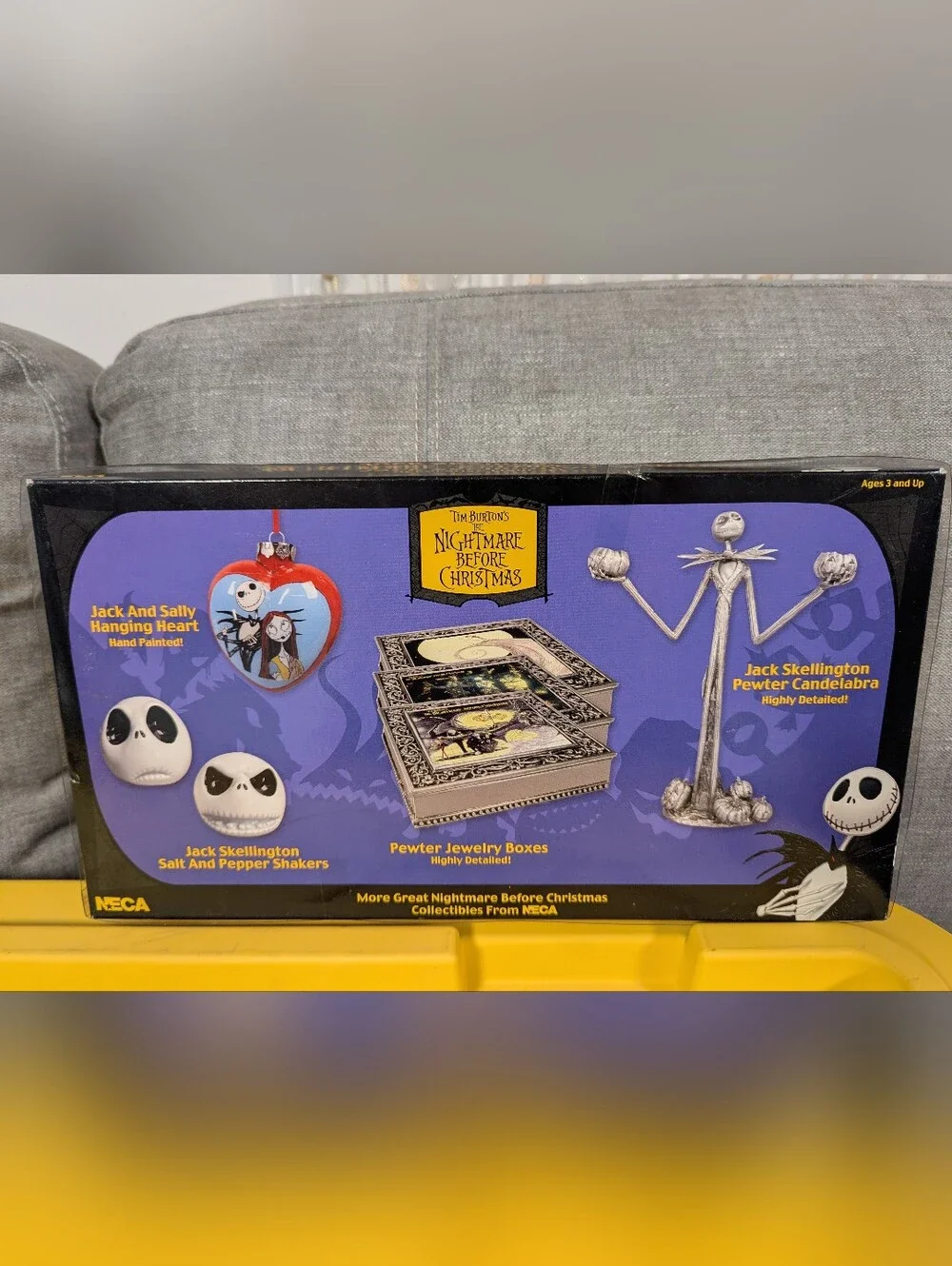 The Nightmare Before Christmas Jack Skellington Decorative Light Set - White
